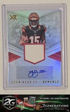 2017 Panini XR #RSA-JR John Ross III Rookie Swatch Autographs #/99