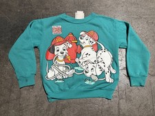 Vintage 101 Dalmatians Kids Baby Sweatshirt Disney 2T