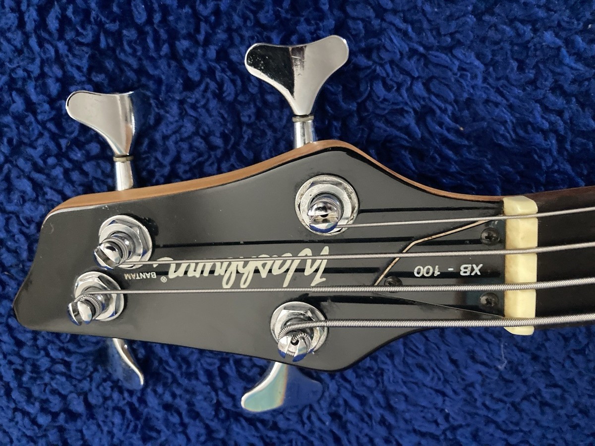 Washburn XB-100 Bantam Series Bass, 2001, Beautiful Setup, Hard