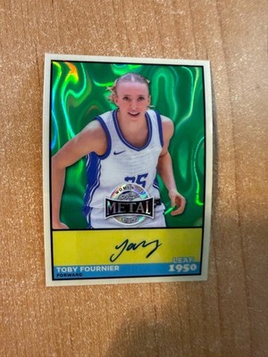 2026 Leaf Women of Sport - Toby Fournier - Green Lava 1950 Design Auto #d 1/1