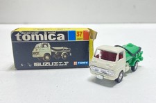 Tomica Isuzu Elf Water Tank Truck White Green Diecast Model No 37 S=1/67