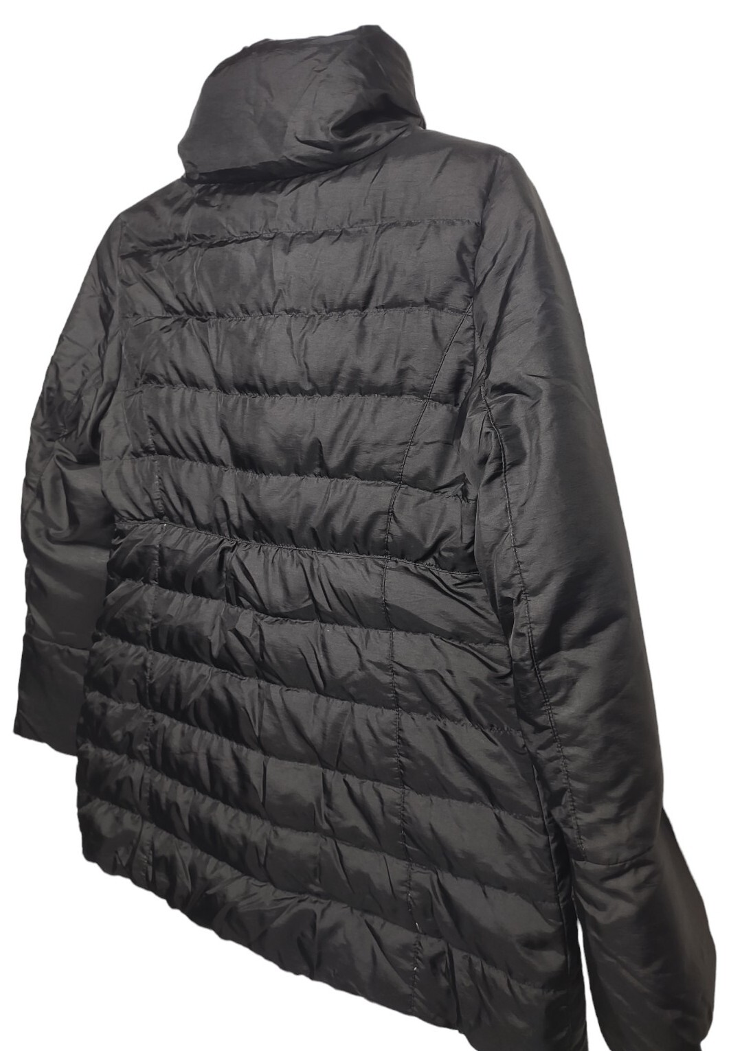 Ann Taylor Loft Down Puffer Jacket Medium Snap Cl… - image 5