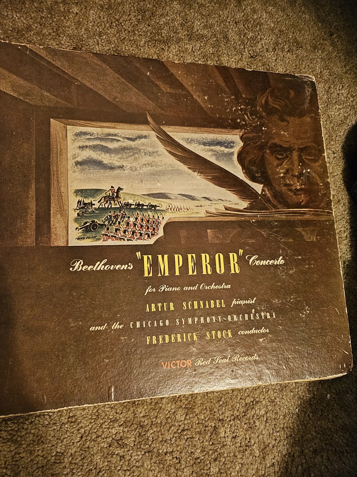 Vintage Vinyl Records Beethovens Emporer Concerto