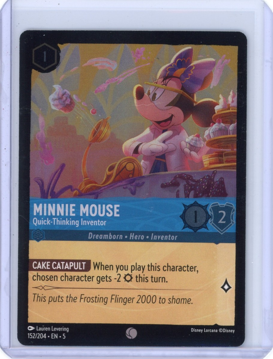 Minnie Mouse Quick-Thinking Inventor 152/204 COLD FOIL Minnie Mouse Quick-Thinking Inventor 152/204 COLD FOIL