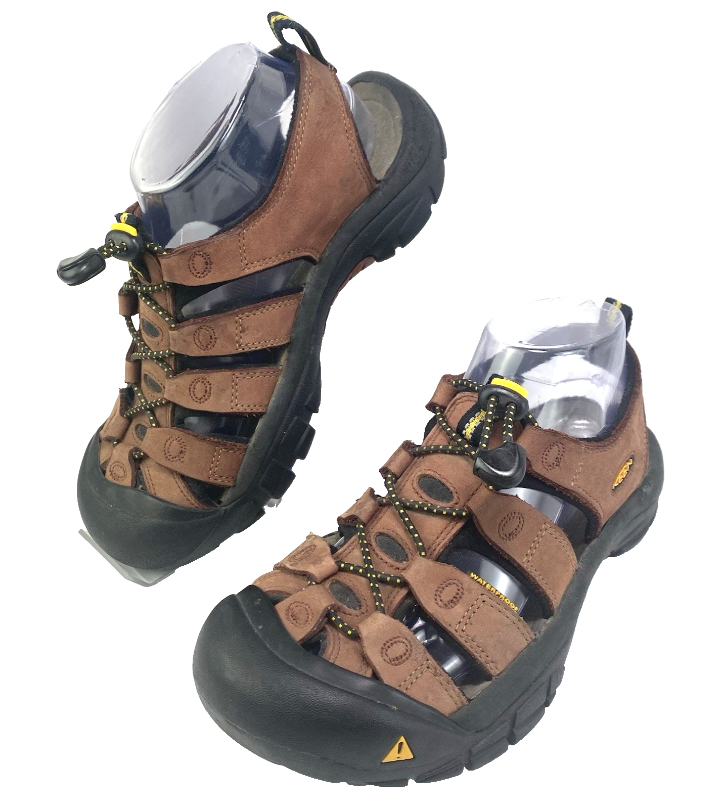 Sandali da trekking Keen donna taglia 7 5 marroni punta chiusa impermeabili antiodore