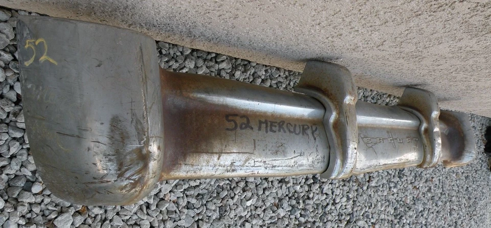 X MERCURY MONTEREY NEW TRIPLE PLATED CHROME REAR BACK BUMPER 1952-1953 52-53 OEM - Изображение 4 из 4