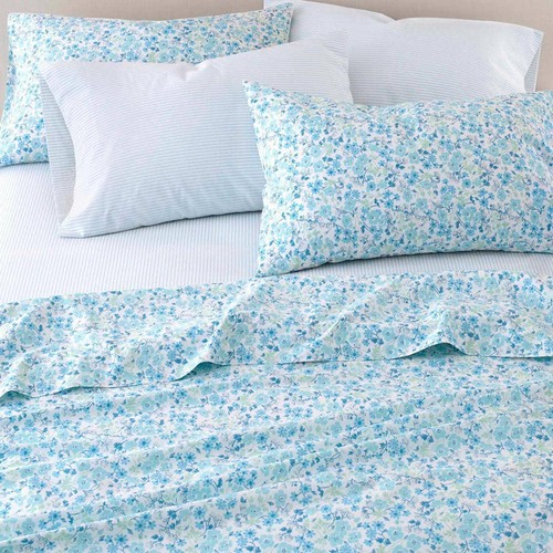 Laura Ashley Bed Sheet Set King Soft Cotton Machine Wash in Floral