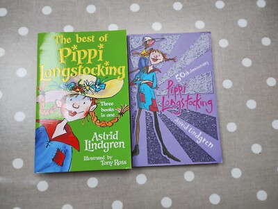 Pippi Longstocking books   The Best Of (3 books in 1) + 50th Anniversary edition