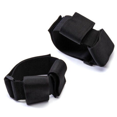 2Pcs Hantel Knöchel Strap Tib Bar Fuß Strap für Frauen und Männer (Schwarz) DE