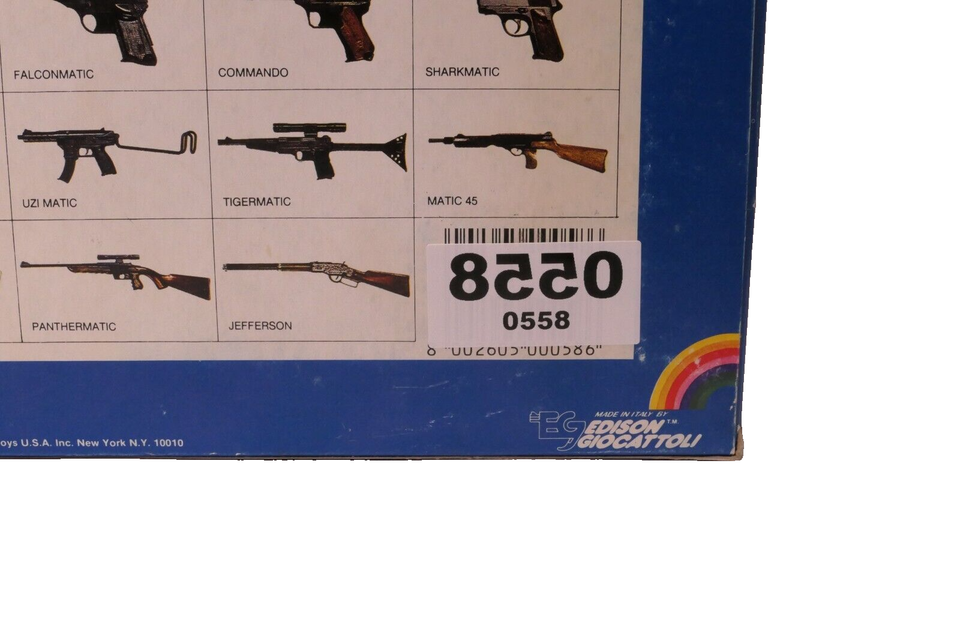 Edison Giocattoli 1978 Uzi Gun Uzimatic Toy Made in Italy eBay