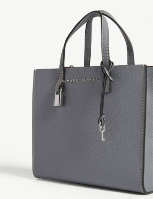レア!!SALE【Marc Jacobs】M0013268☆MINI GRIND☆Light Slate Marc By Marc Jacobs Women's M0013268 The Grind Mini Leather
