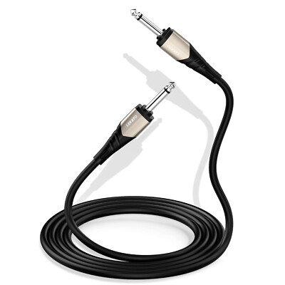 LEKATO Guitar Cable 10Ft Professional Instrument Cable Electric Guitar AMP Cord