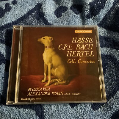 HASSE, C.P.E. BACH, HERTEL: CELLO CONCERTOS NEW CD
