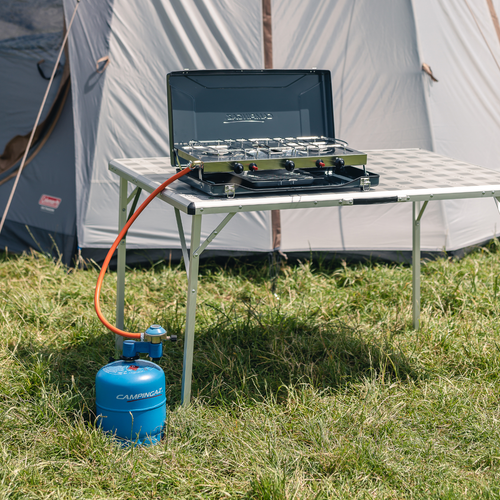 Campingaz Twin Connection Regulator Kit CV/R With Gas Hose and Clips - Picture 6 of 10