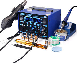 Yihua 862bd Smd Esd Safe 2 In 1 Soldering Iron Hot Air Rework Station A F A C Ebay