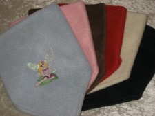 Personalised FLEECE Kids Wrap Fairy Elf Scarf Winter Triangle Shawl Name