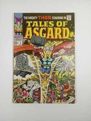 TALES OF ASGARD 1 THOR ODIN LOKI HEIMDALL MARVEL 1968 SILVER AGE FN