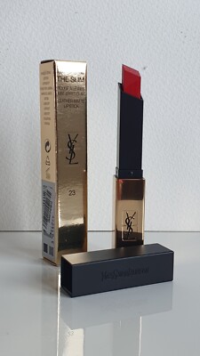 Yves Saint Laurent Rouge Pur Couture The Slim Lippenstift 23 Mistery Red NEU