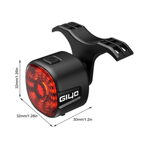 Bicycle Rear Light USB Rechargeable LED Bike Cycling Taillight Waterproof - Picture 4 of 12