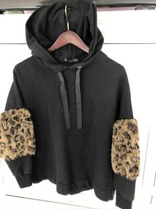 zara leopard hoodie