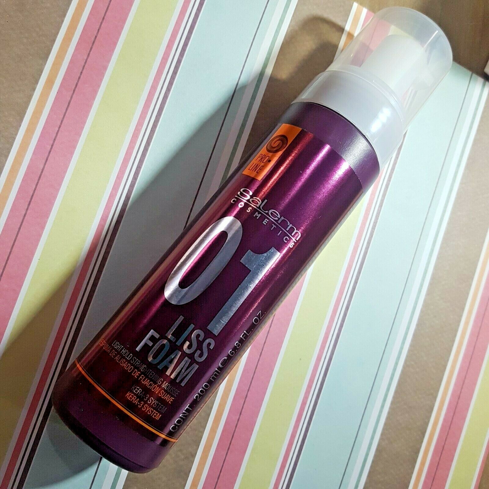 Mousse Salerm Liss Foam 200ml - Spuma Lisciante Professionale Kera-3