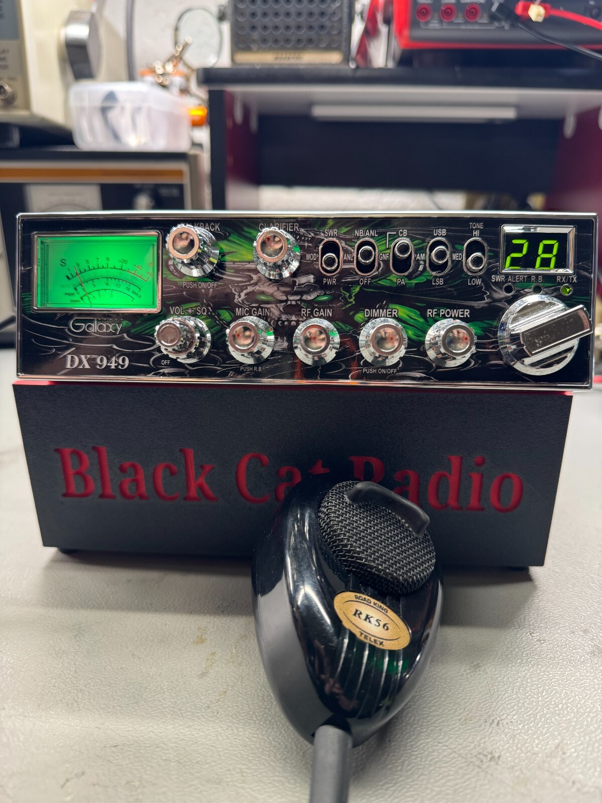 Galaxy DX949 Custom 40 Channel AM/SSB Mobile CB Radio Talk Back