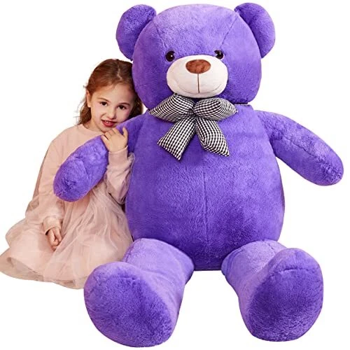 Purple bear best sale stuffed animal