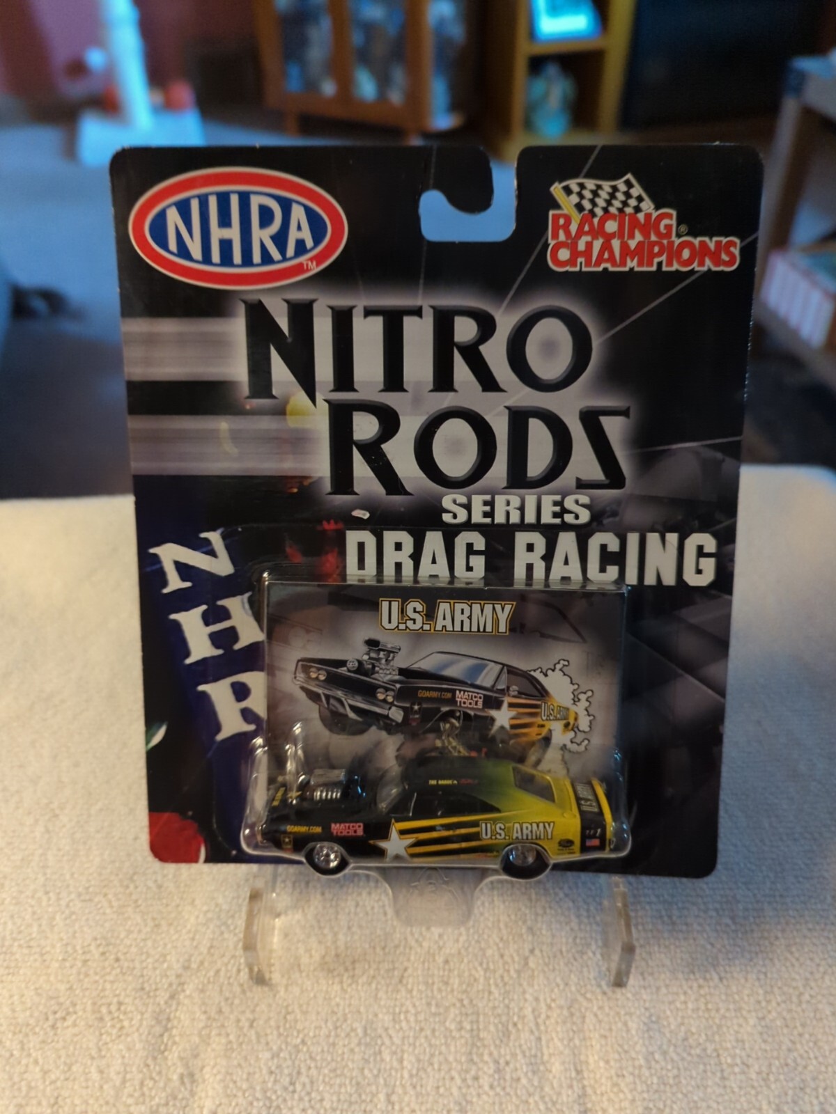 '70 DODGE CHARGER NHRA Nitro Rods Series Drag Racing U.S Army NEW ON CARD