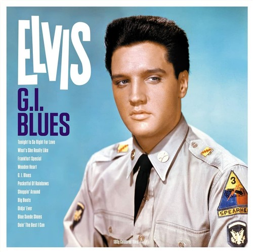 Elvis GI Blues 180G Coloured Yellow  Vinyl LP - Foto 1 di 3