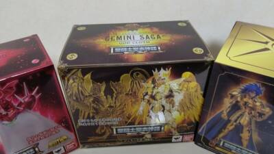 Saint Seiya Myth EX Gemini Saga God Cloth Soul of Gold Premium set