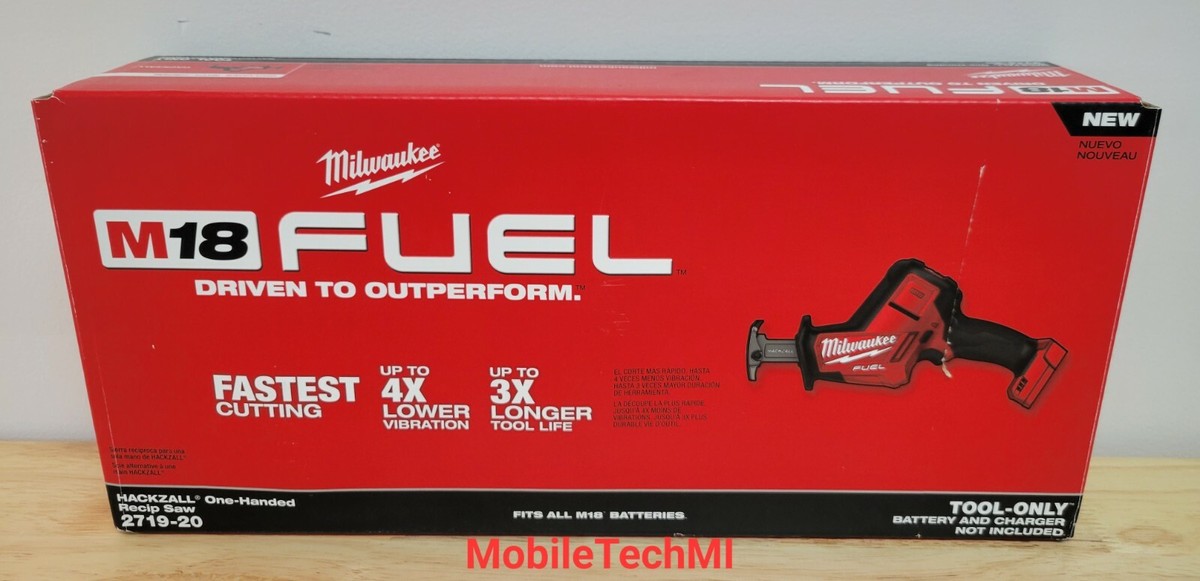୨୧ jinページ୨୧ Milwaukee M18 FUEL Hackzall Reciprocating Saw Sawzall 18 Volt 2719
