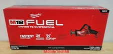 Milwaukee M18 FUEL Hackzall Reciprocating Saw Sawzall 18 Volt 2719-20 - NIB