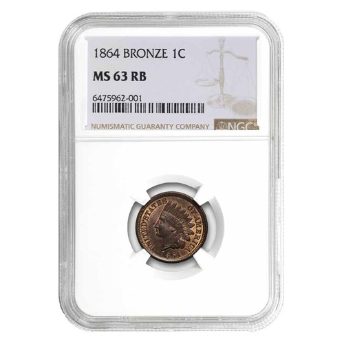 1864 CN Indian Head Cent Penny AU E264 STFM | eBay