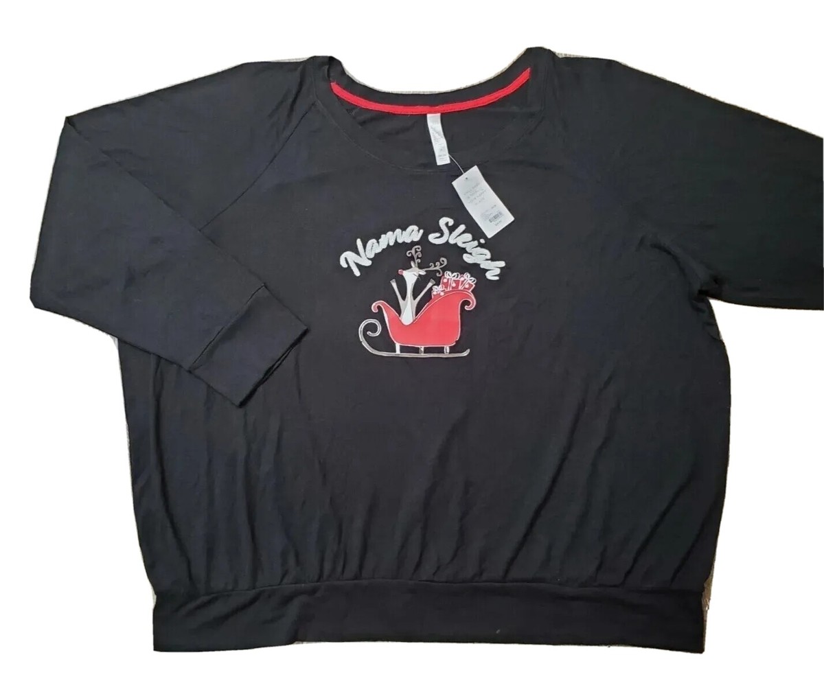 NEW - Cacique Sleep Women's 26 / 28 PJ Top Xmas Christmas 