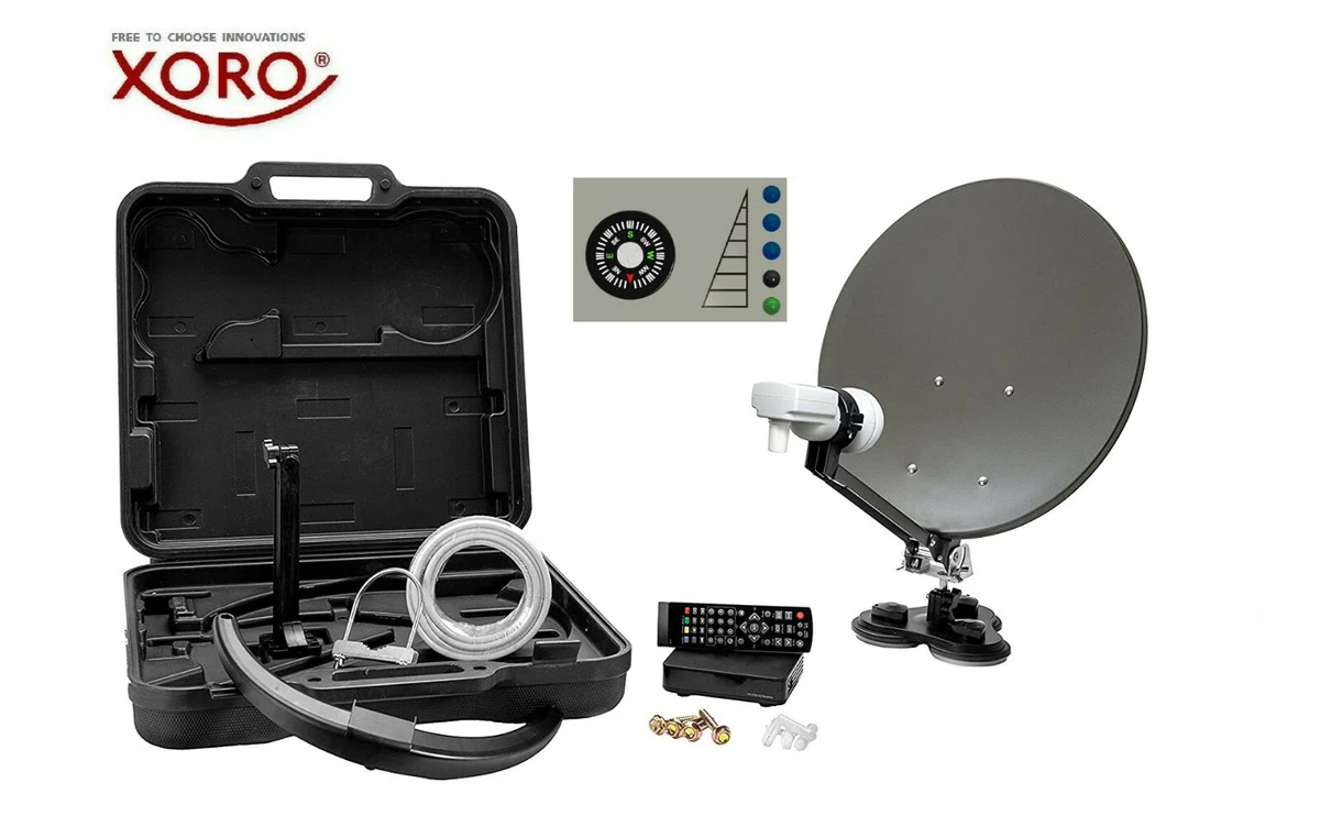 XORO MCA 38 HD Koffer Set Satellitenantenne, DVB-S2 Receiver, LNB 