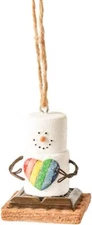 Ganz 2.25 Inch Gay Pride Smores Christmas Ornament