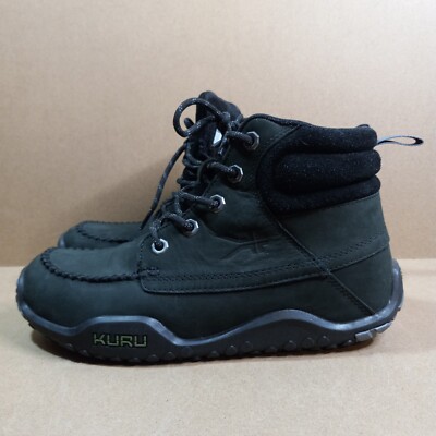 Kuru Quest Orthopedic Hiking Boots Mens US Smokestack Black