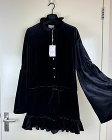 REDEMPTION Black Velvet Evening Sexy Playsuit Agent Provocateur Gown Party Dress
