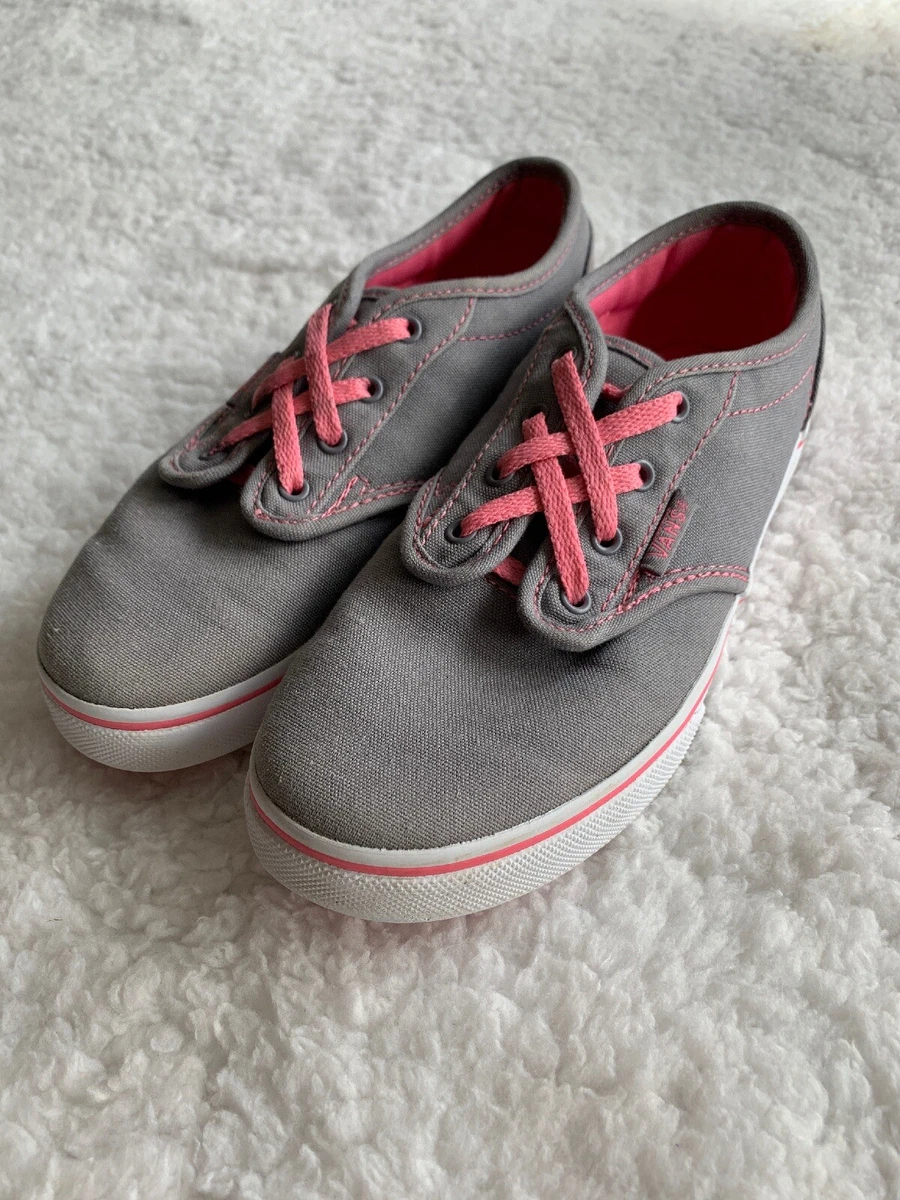 Girls vans hotsell grey