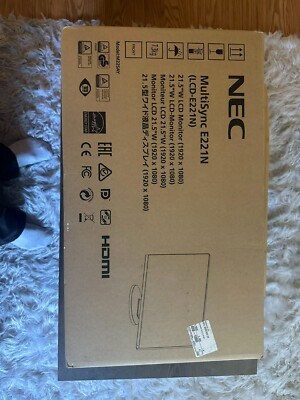 NEC MultiSync  E221N Ultra-Thin Bezel - The Office Workhorse
