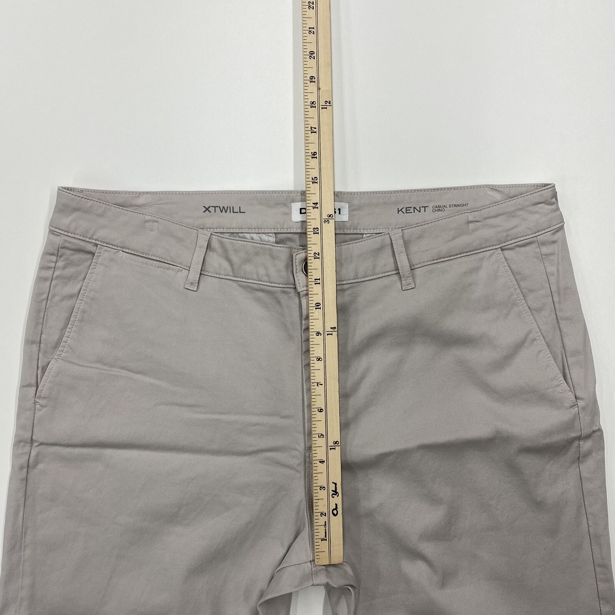 DL1961 Kent Casual Straight Chino Cavelier XTWILL Mens 40x26 Pants