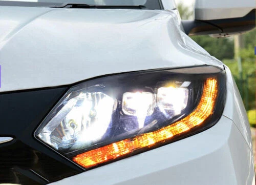 Conjunto de lámpara DRL para Honda HR-V Vezel Proyector Luz Faro LED 2015-2018 Foto 3 de 4