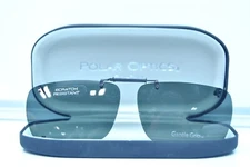 Polar Optic 54 RecG Full Frame BLK Polarized lens clip on Sunglasses
