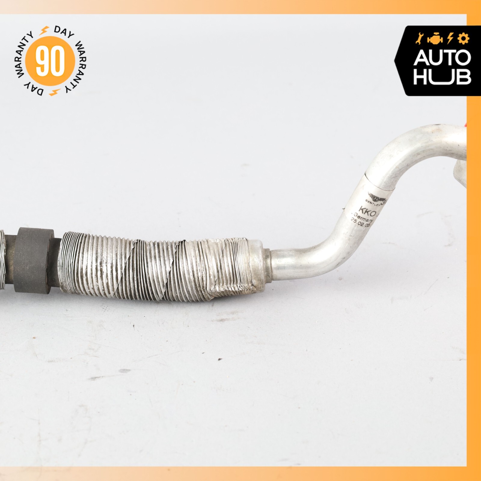 03-08 Bentley Continental GT GTC 6.0L W12 AC Air Conditioning Hose Pipe Line OEM