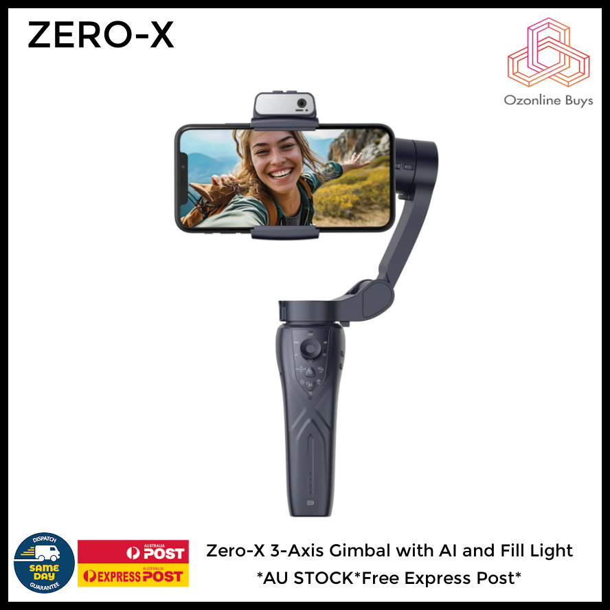 Zero-X 3-Axis Gimbal with AI and Fill Light ZX-G21