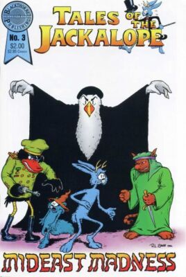 Tales of the Jackalope (1986) #   3 (5.0-VGF) Rust migration, Cover stains 1986