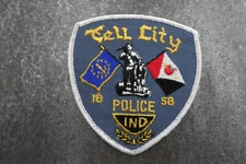Tell City Police USA Woven Cloth Patch Badge (L46S)