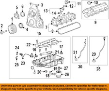 GM OEM 14-19 Corvette Engine Engine Parts-Oil Pan Rear Seal 12621086