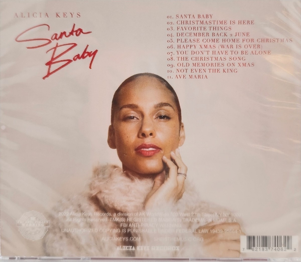 New: ALICIA KEYS - Santa Baby, CD Target Exclusive New/Sealed
