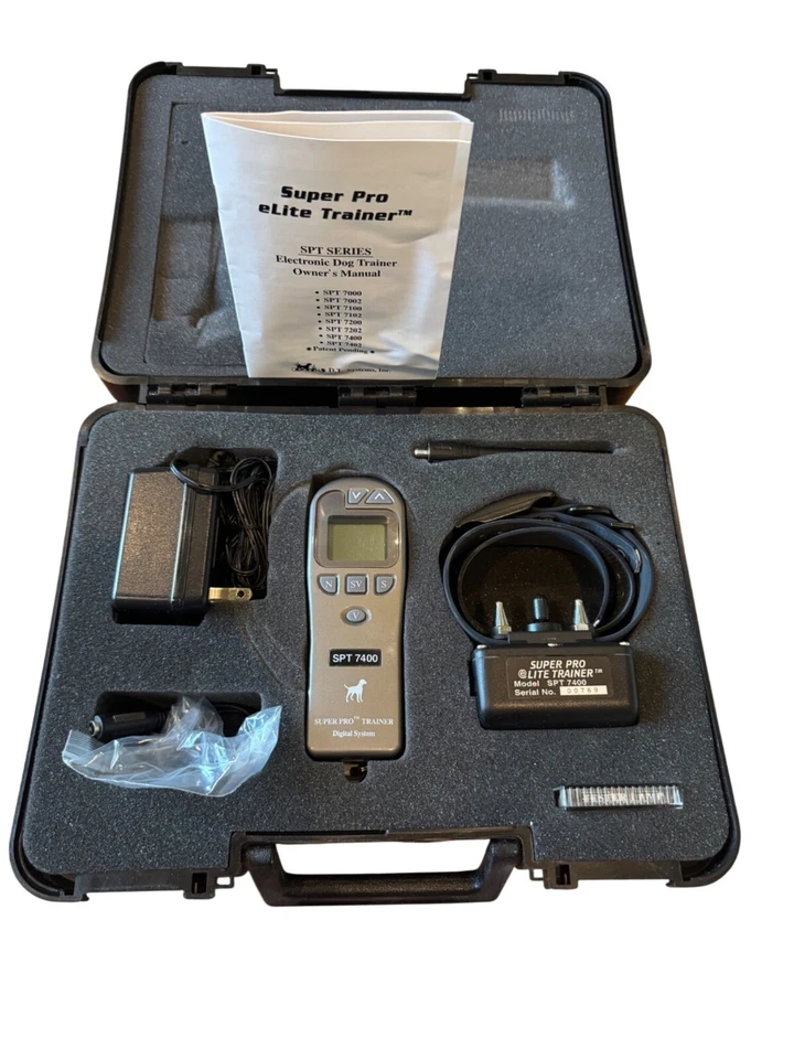 SPT 7400 Dog Training Collar – E-Collar w/ Remote, Super Pro Elite, Never Used - Image 2 of 4